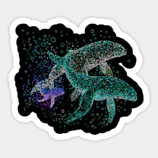 Whales Sticker